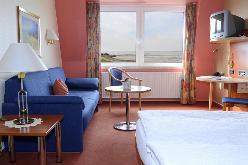 Strandhotel Dagebuell Direkt An Der Nordsee ภายนอก รูปภาพ
